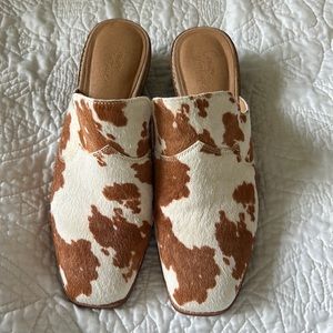 Crown Vintage Calf Hair Mules